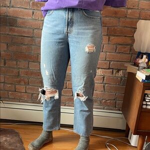 Distressed Levi’s Jeans